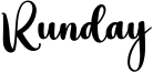 Runday Font