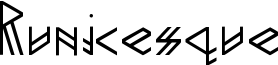 Runicesque Font