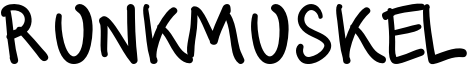 Runkmuskel Font