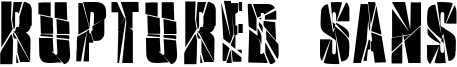Ruptured Sans Font