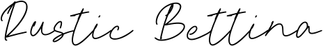Rustic Bettina Font