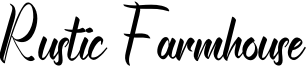 Rustic Farmhouse Font