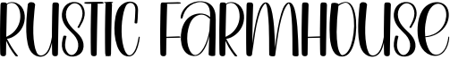 Rustic Farmhouse Font