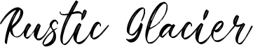 Rustic Glacier Font