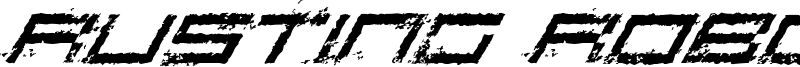 Rusting Robotica Italic.otf