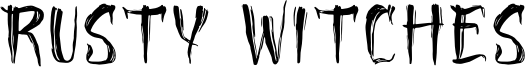 Rusty Witches Font