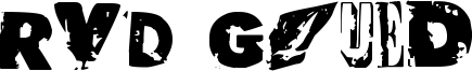 RvD Glued Font