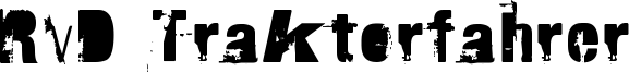 RvD Traktorfahrer Font
