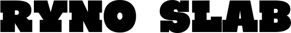 Ryno Slab Font