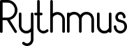 Rythmus Font