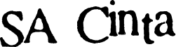 SA Cinta Font