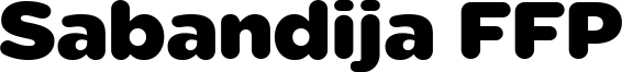 Sabandija FFP Font