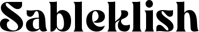 Sableklish Font