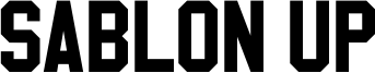 Sablon Up Font