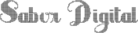 Sabor Digital Font
