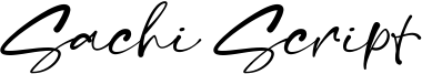 Sachi Script Font