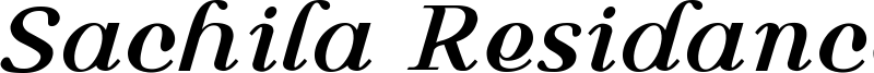 Sachila Residance Font