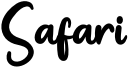 Safari Font