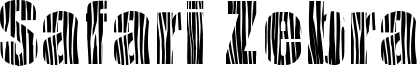 Safari Zebra Font