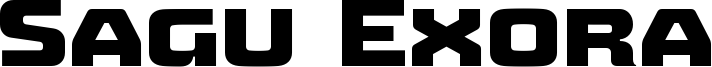 Sagu Exora Font