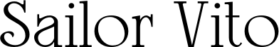Sailor Vito Font