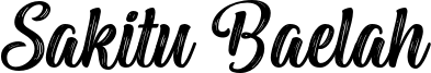 Sakitu Baelah Font