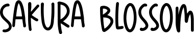 Sakura Blossom Font