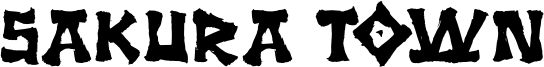Sakura Town Font