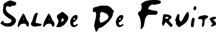 Salade De Fruits Font