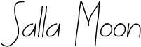 Salla Moon Font