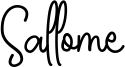 Sallome Font