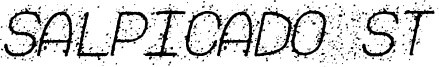 Salpicado ST Font