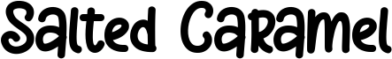 Salted Caramel Font