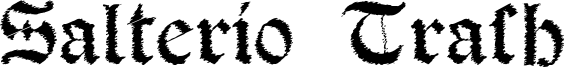 Salterio Trash Font