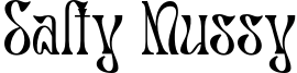 Salty Mussy Font