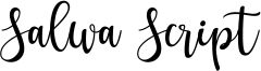 Salwa Script Font