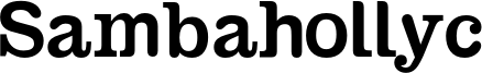 Sambahollyc Font