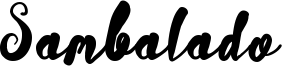 Sambalado Font