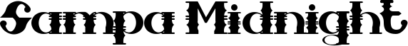 Sampa Midnight Font