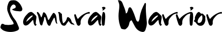 Samurai Warrior Font