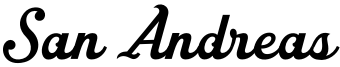 San Andreas Font
