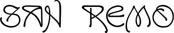 San Remo Font