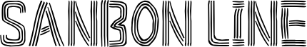 Sanbon Line Font