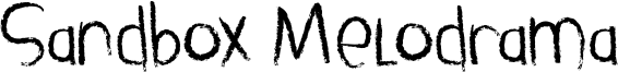 Sandbox Melodrama Font