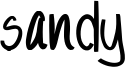 Sandy Font