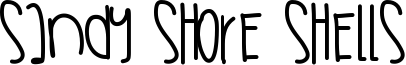 Sandy Shore Shells Font