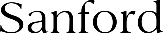 Sanford Font