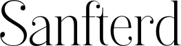 Sanfterd Font