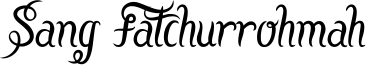 Sang Fatchurrohmah Font