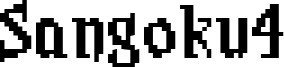 Sangoku4 Font